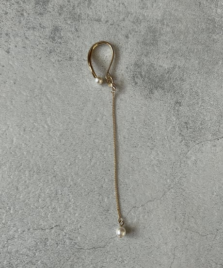Hang Pearl Earcuff(2color)