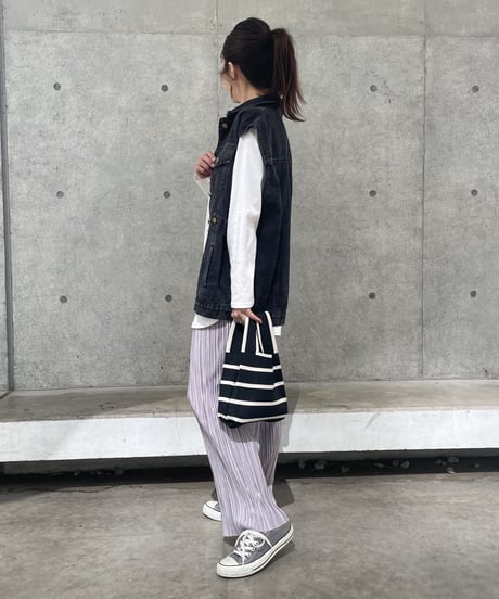 ボーダーミニバッグ
