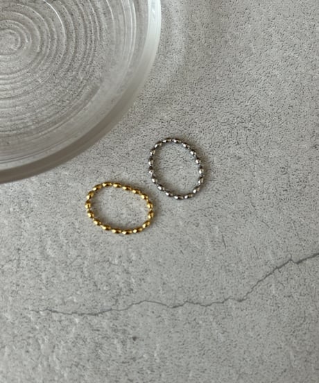 OVAL CHAIN RING(2color)
