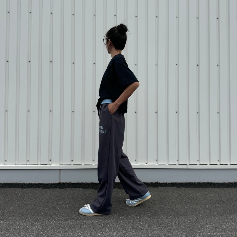 リヴドロワFEMME プリント チャコールグレー スウェット極美品 トレーナー スウェット フォトプリントスウェットトレーナー