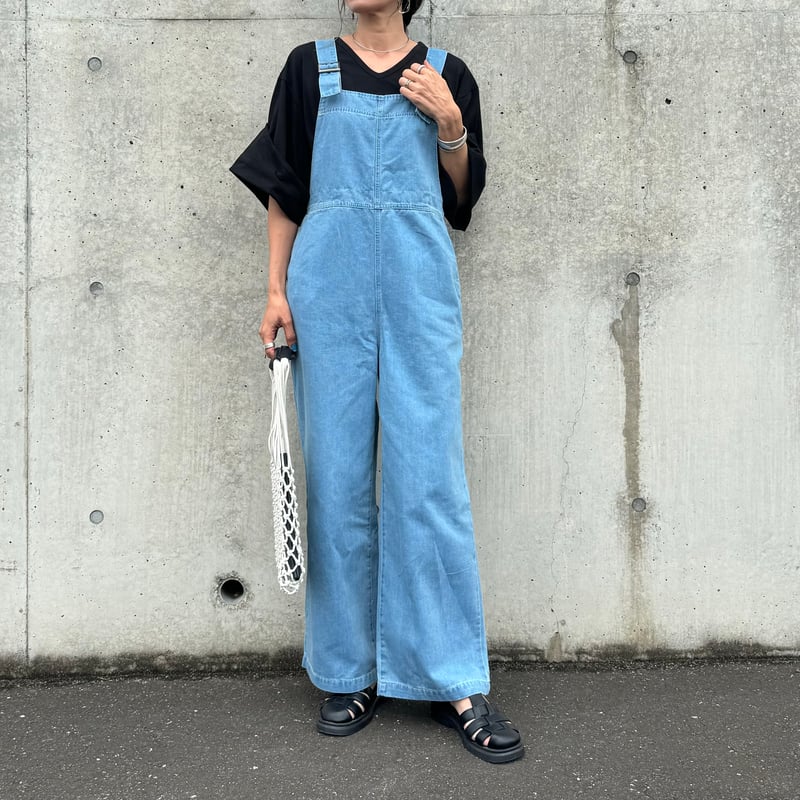 7.5ozデニムサロペット(ライトブルー) | COPINE 7.5ozデニムサロペット(ライトブルー) | COPINE