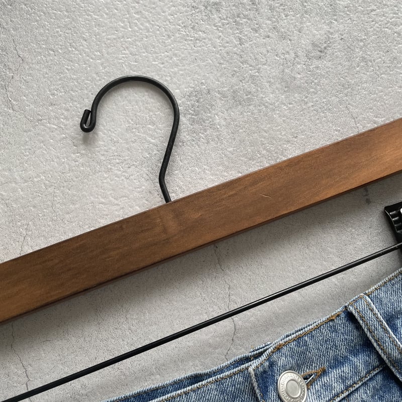 【40本セット】トップスハンガー ボトムウッドハンガー エディーバウアー 40本セット】トップスハンガー ボトムウッドハンガー エディー