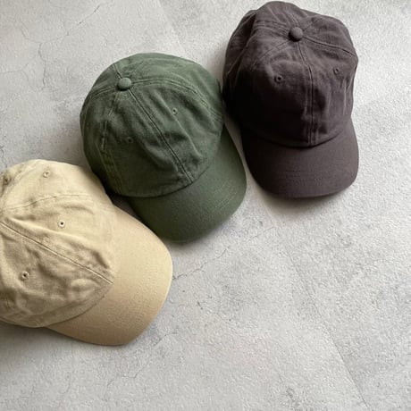 【kids】ワンウォッシュキャップ(3color)