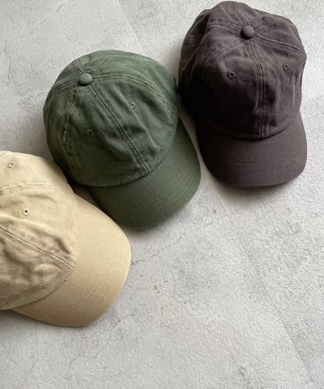 【kids】ワンウォッシュキャップ(3color)
