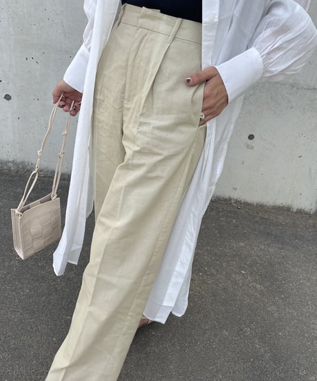 リネンライクパンツ