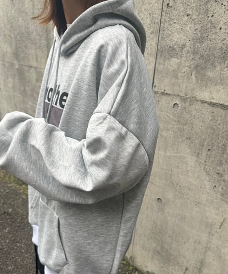 フォトプリントパーカー(グレー)