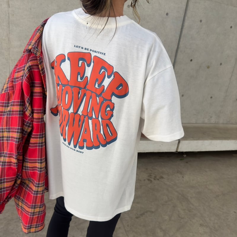 発砲プリントビッグTシャツ(ホワイト) | COPINE 発砲プリントビッグTシャツ(ホワイト) | COPINE