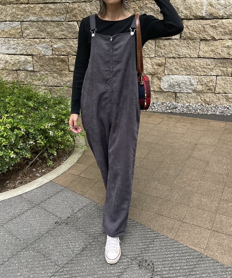 リブカットソー(ブラック)