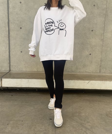 【COPINE original】メッセージプリントスウェット(3color/2size)