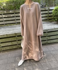 ワッフルロングワンピース