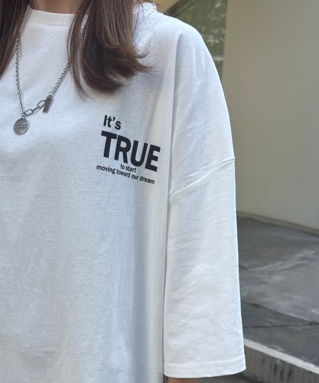 バックプリントビッグtシャツ (ホワイト)