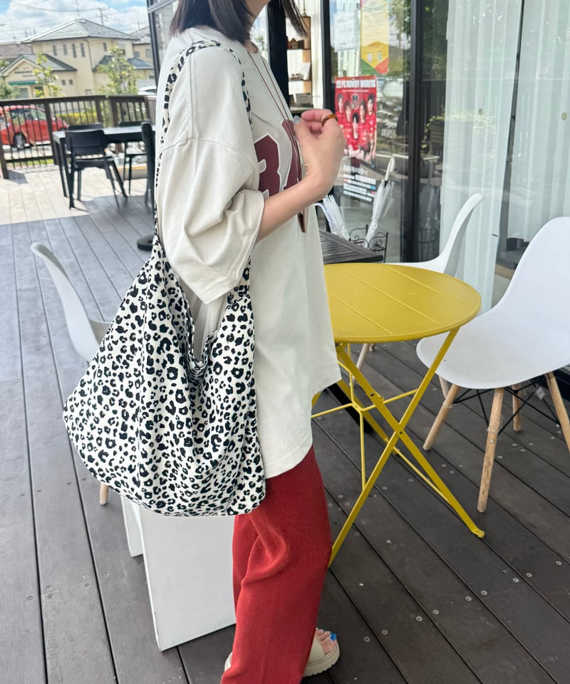 レオパード柄ショルダーバッグ(アイボリー) | COPINE