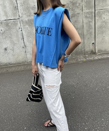 FAVORITEロゴカットソー(ブルー)