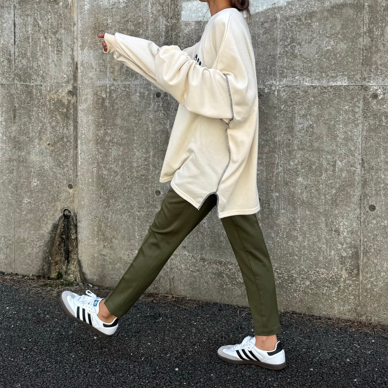 BROCANTE ブロカント ブテイユパンツ テーパードパンツ 日本製 カーキ BROCANTE ブロカント ブテイユパンツ テーパードパンツ 日本製