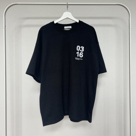 バックラベル1978プリントビッグTシャツ(ブラック)