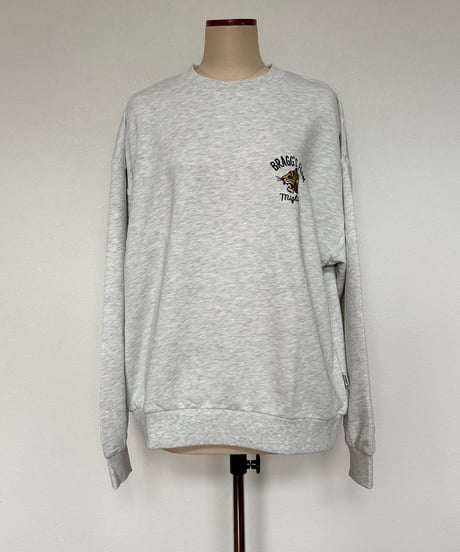 フロントバックTIGER刺繍スウェット(キナリ)