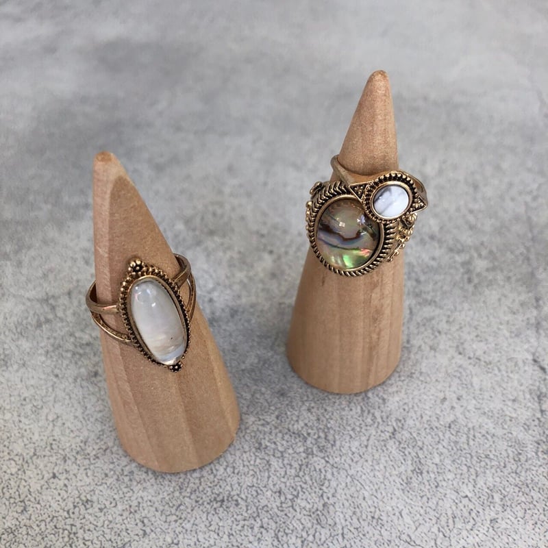 アンティーク調おしゃれリング ゴールド(3点SET) | COPINE