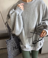 ビッグシルエットボリュームスリーブスウェット