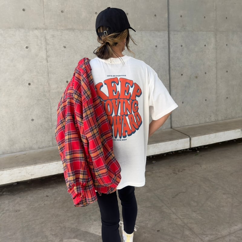 発砲プリントビッグTシャツ(ホワイト) | COPINE 発砲プリントビッグTシャツ(ホワイト) | COPINE