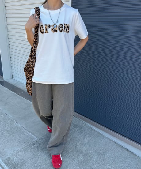 レオパードロゴTシャツ