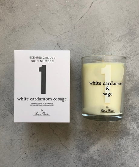 SCENTEDCANDLEサインナンバー(3type)