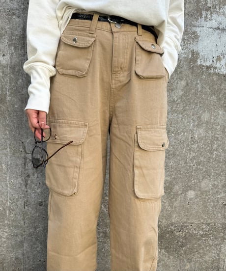 ハイウエストカーゴパンツ(2size)
