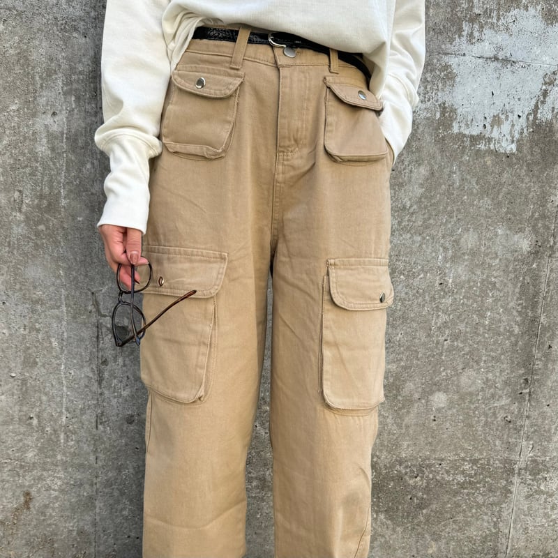 ハイウエストカーゴパンツ(2size) | COPINE ハイウエストカーゴパンツ(2size) | COPINE