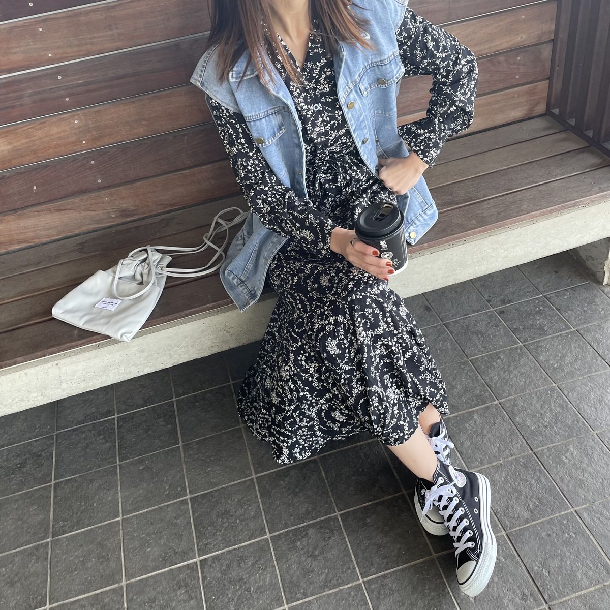 花柄ロングワンピース | COPINE 花柄ロングワンピース | COPINE