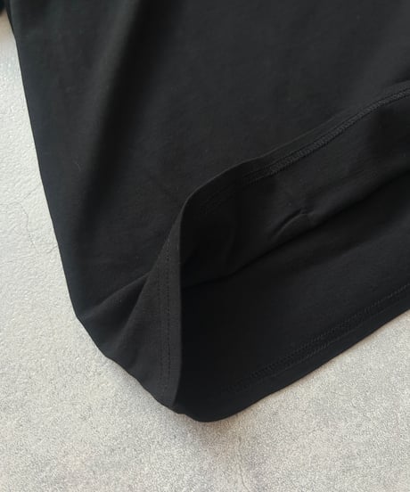 バックプリントビッグtシャツ (ブラック)