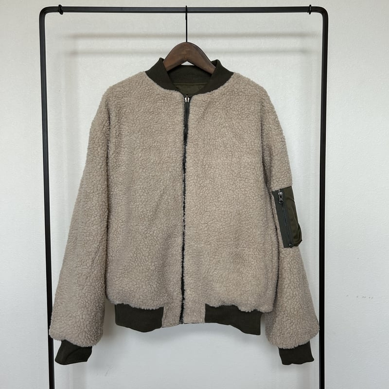 ボア×MA1リバーシブルブルゾン | COPINE ボア×MA1リバーシブルブルゾン | COPINE