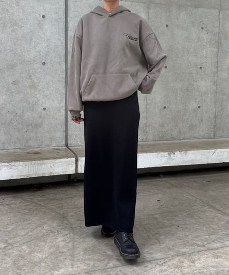 ラメニットロングスカート