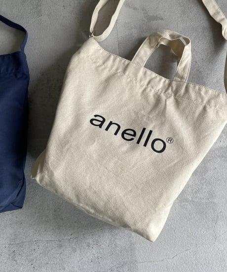 anelloコットンキャンバス 2WAYバッグ(2color)
