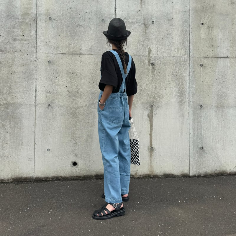 7.5ozデニムサロペット(ライトブルー) | COPINE