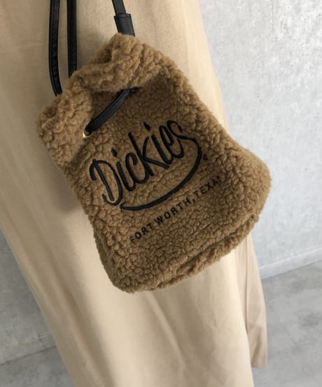 Dickiesボア巾着バッグ(3color)