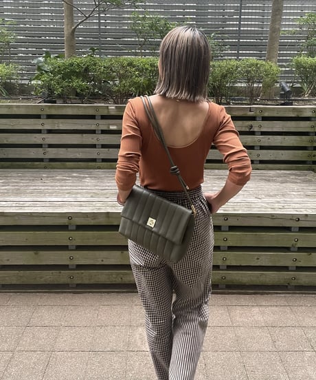 キルティングショルダーバッグ(2color)
