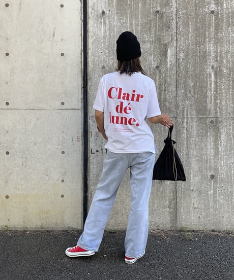フレンチロゴTシャツ(ホワイト）