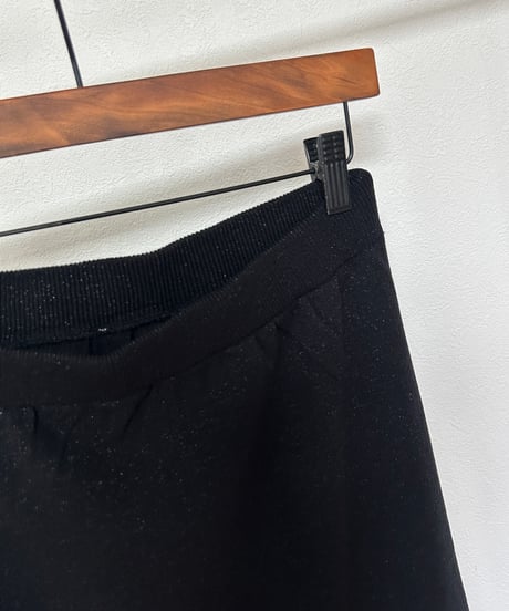 ラメニットロングスカート