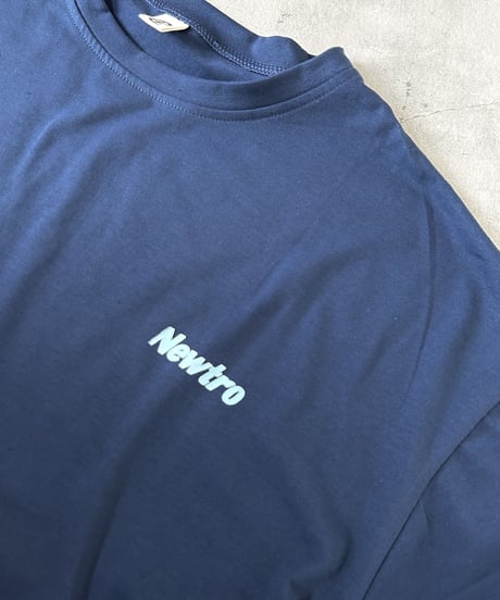 シンプルロゴビッグシルエットTシャツ(ネイビー)