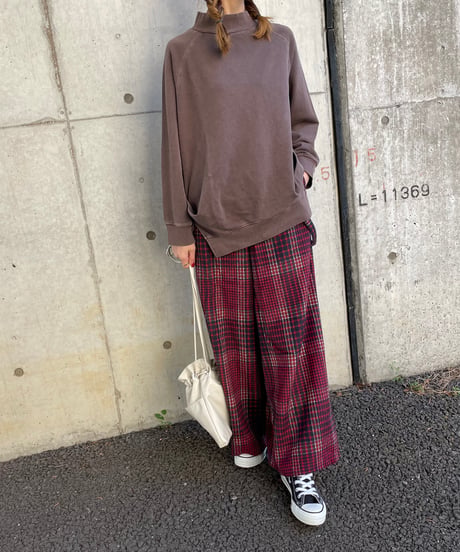 ヴィンテージ加工スウェットトップス