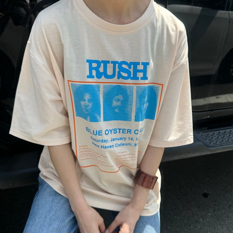 ボックスプリントTシャツ(クリーム) | COPINE