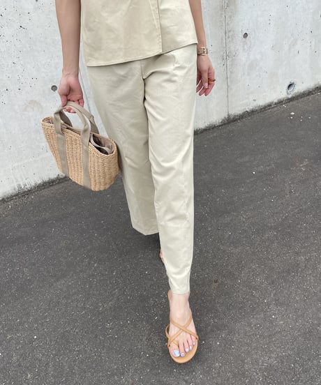 リネンライクパンツ