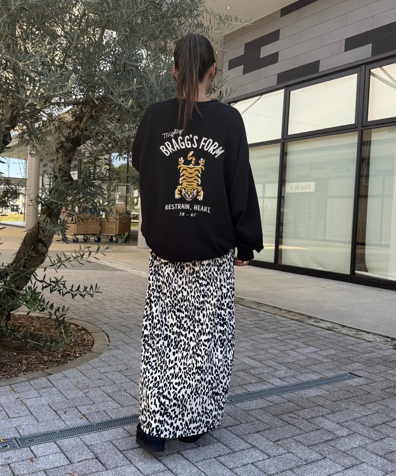 ★プリーツロングスカート★レオパード レオパードプリーツスカート | COPINE