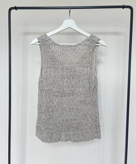 メッシュ編みノースリーブ(3color)