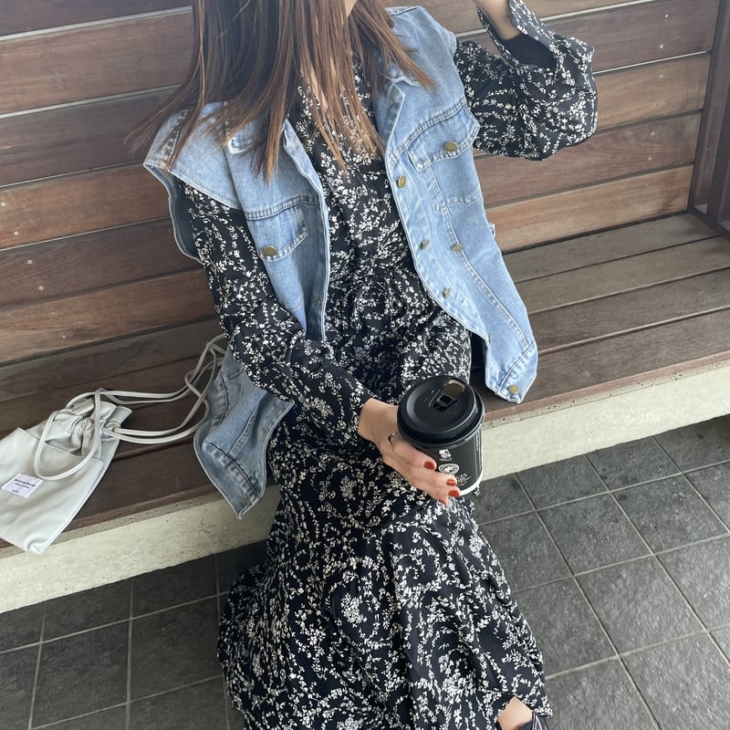 花柄ロングワンピース | COPINE