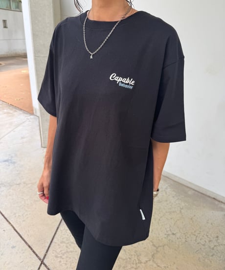 tigerサガラ刺繍Tシャツ(ブラック)