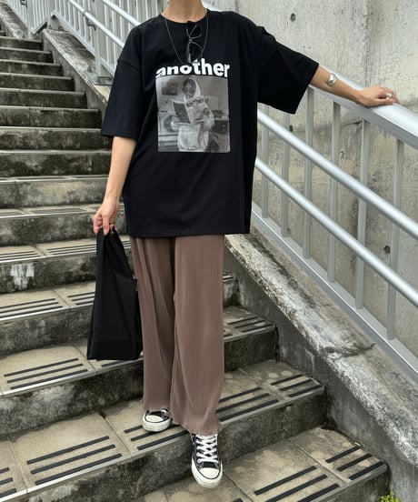 フォトプリントTシャツ(ブラック)
