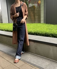 シンプルロングシャツ