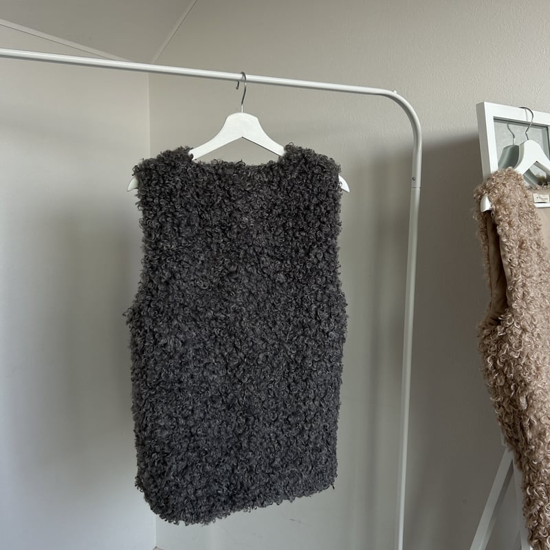 プードルファーベスト(グレー) | COPINE