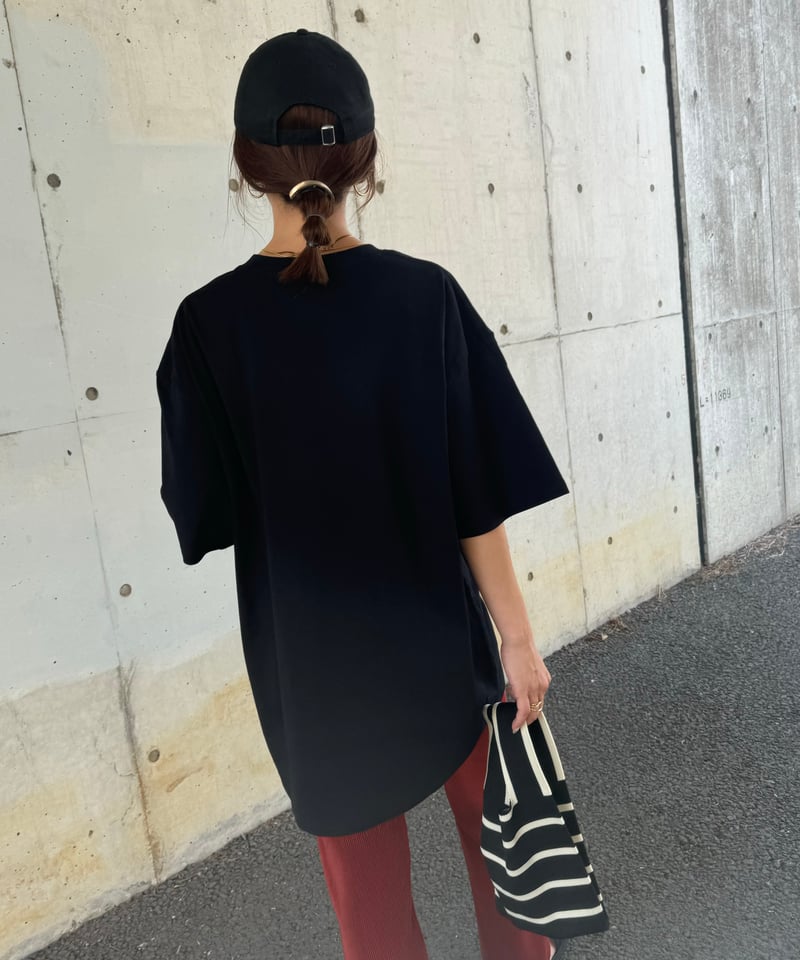 フォトプリントTシャツ(ブラック) | COPINE