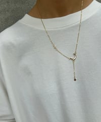 スター＆ムーンモチーフネックレス